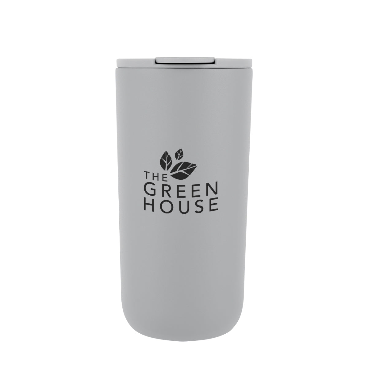 Kona Recycled Stainless Steel Tumbler, 16 oz - Gray - Silk Screen