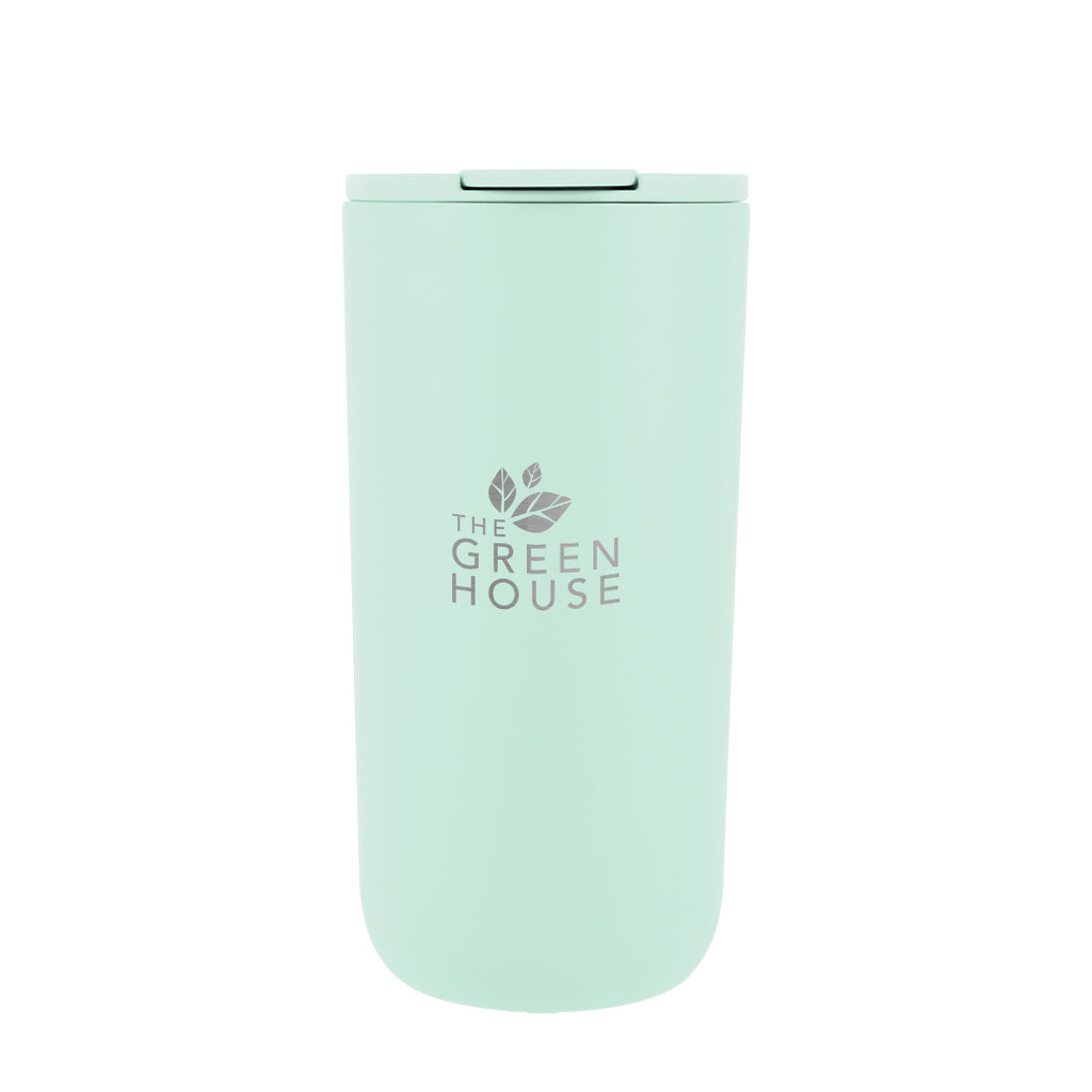 Kona Recycled Stainless Steel Tumbler, 16 oz - Mint Green - Laser Engraving