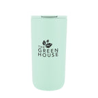 Kona Recycled Stainless Steel Tumbler, 16 oz - Mint Green - Silk Screen