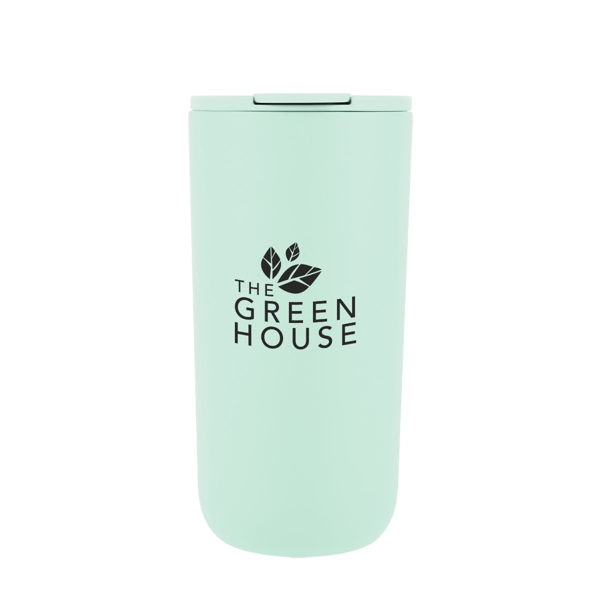 Kona Recycled Stainless Steel Tumbler, 16 oz - Mint Green - Silk Screen