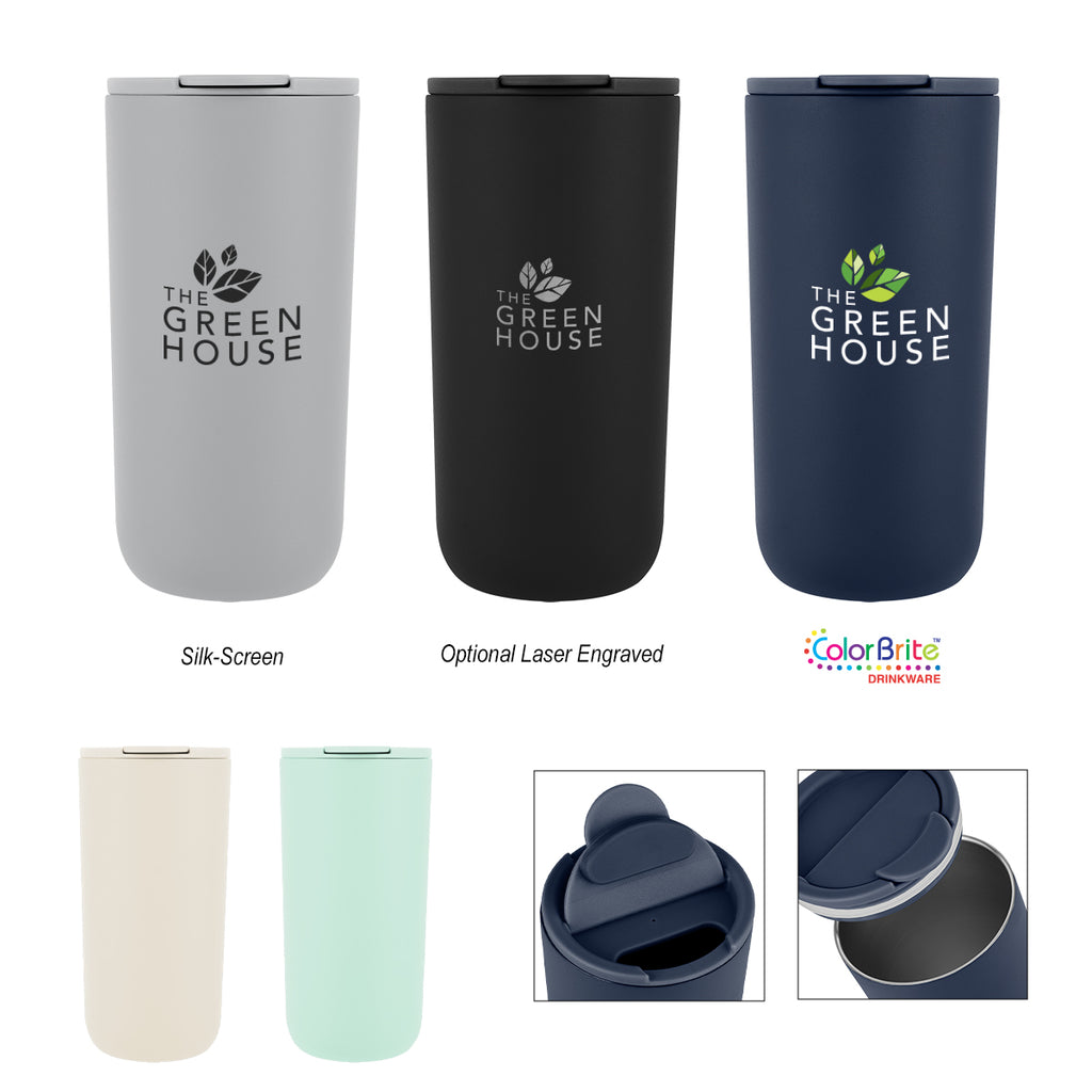 Kona Recycled Stainless Steel Tumbler, 16 oz