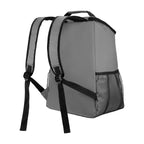 Kool Pak Cooler Backpack, 36 Cans - Gray - Back