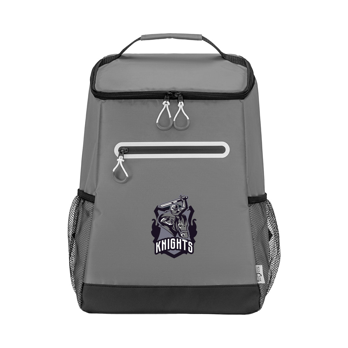 Kool Pak Cooler Backpack, 36 Cans - Gray - Colorbrite