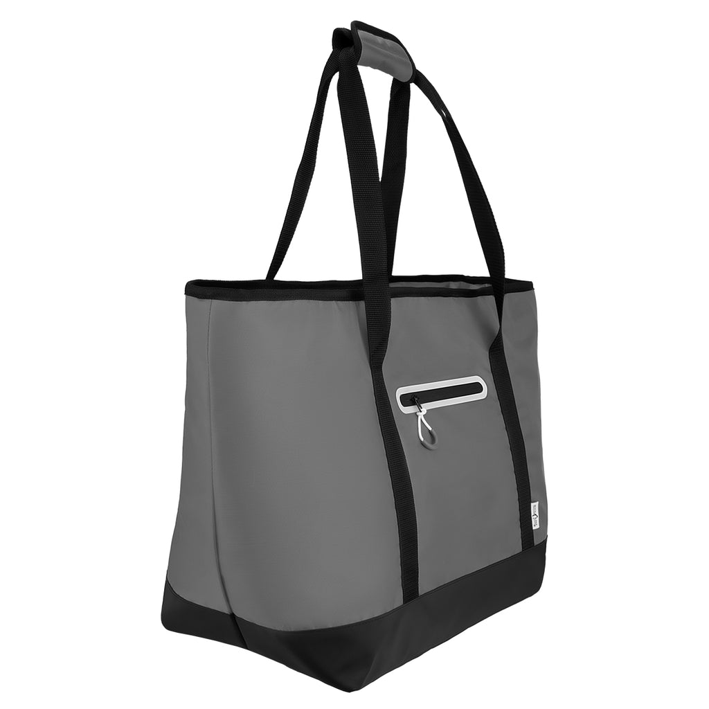 Kool Pak Cooler Tote Bag for 32 Cans - Gray - Side