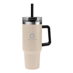 Kool Pak Stainless Steel Tumbler, 40 oz - Beige - Laser Engraving