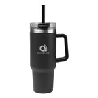 Kool Pak Stainless Steel Tumbler, 40 oz - Black - Laser Engraving