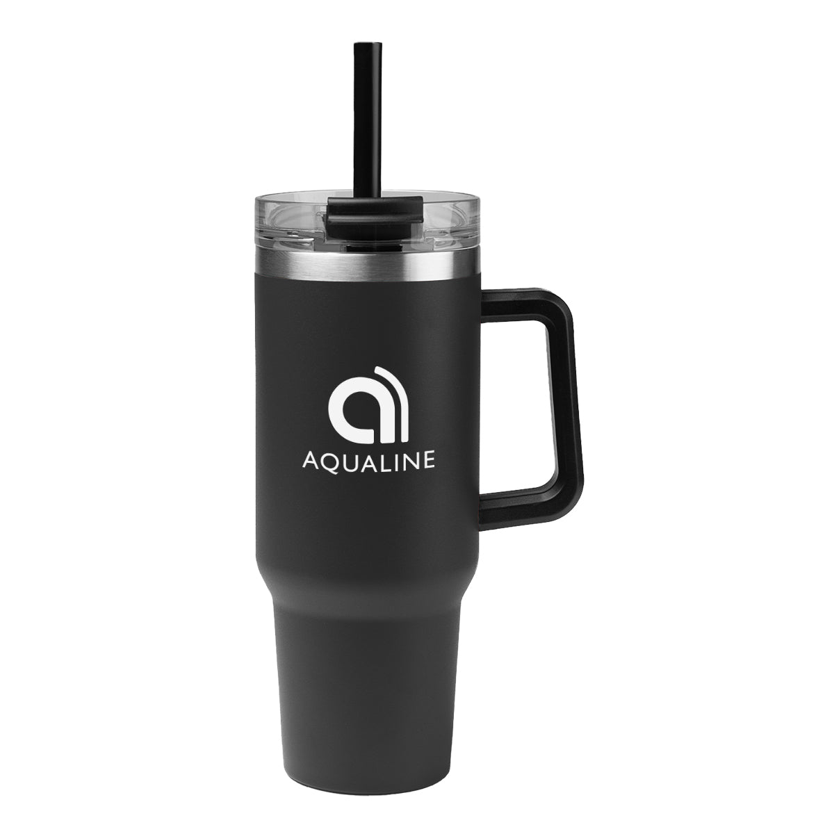 Kool Pak Stainless Steel Tumbler, 40 oz - Black - Silk Screen