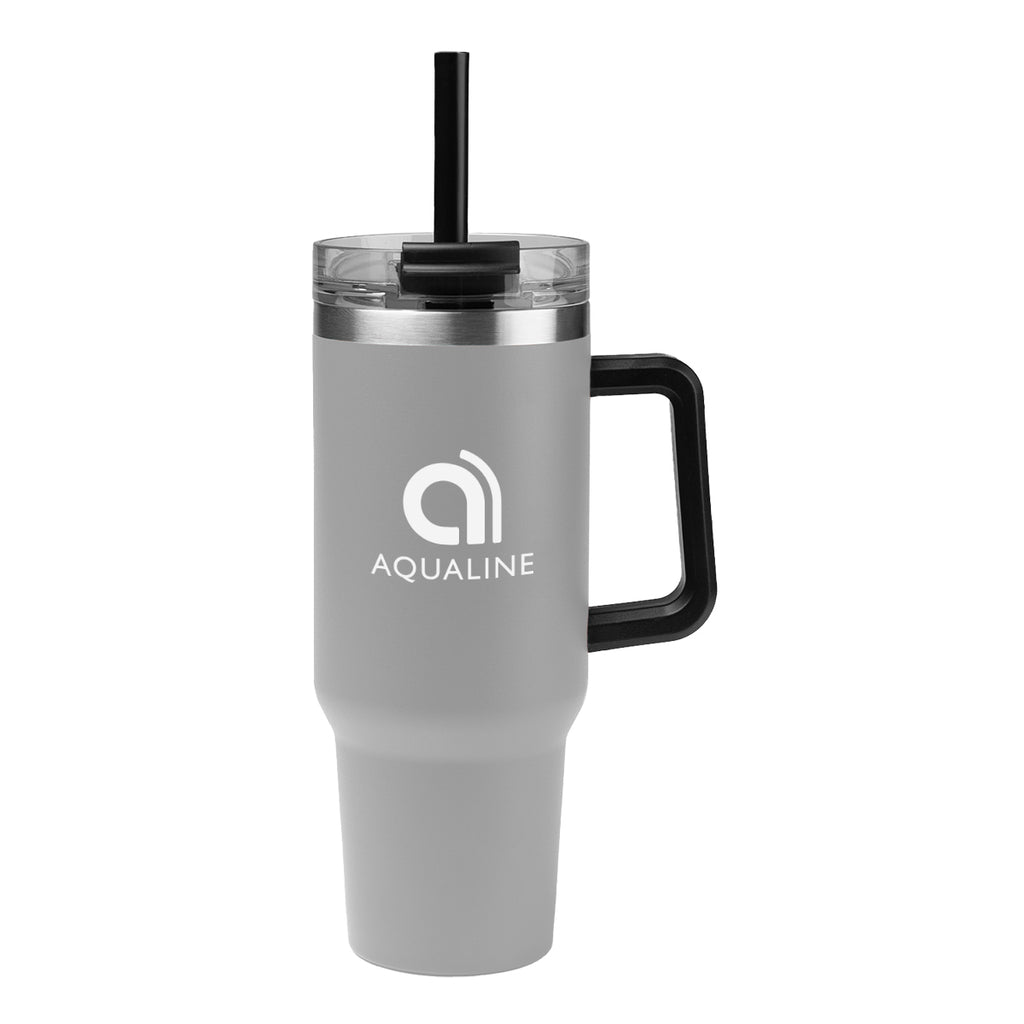 Kool Pak Stainless Steel Tumbler, 40 oz - Gray - Silk Screen