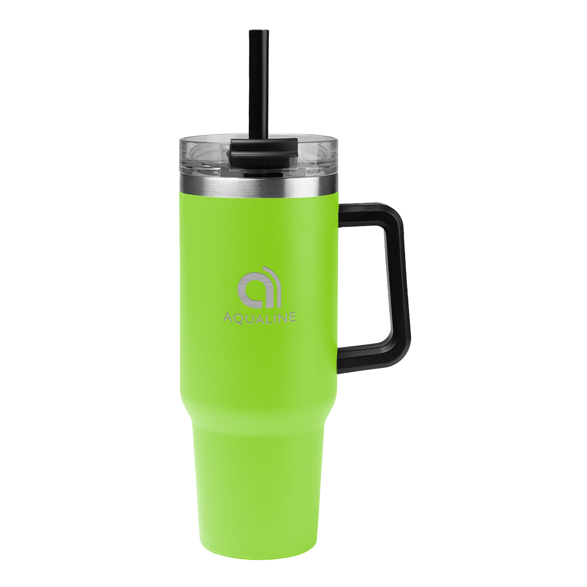 Kool Pak Stainless Steel Tumbler, 40 oz - Lime Green - Laser Engraving