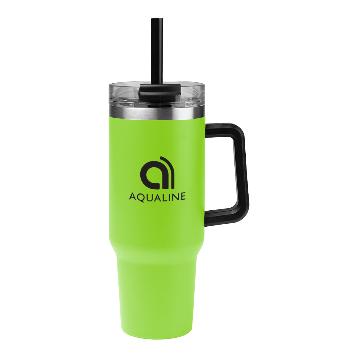 Kool Pak Stainless Steel Tumbler, 40 oz - Lime Green - Silk Screen