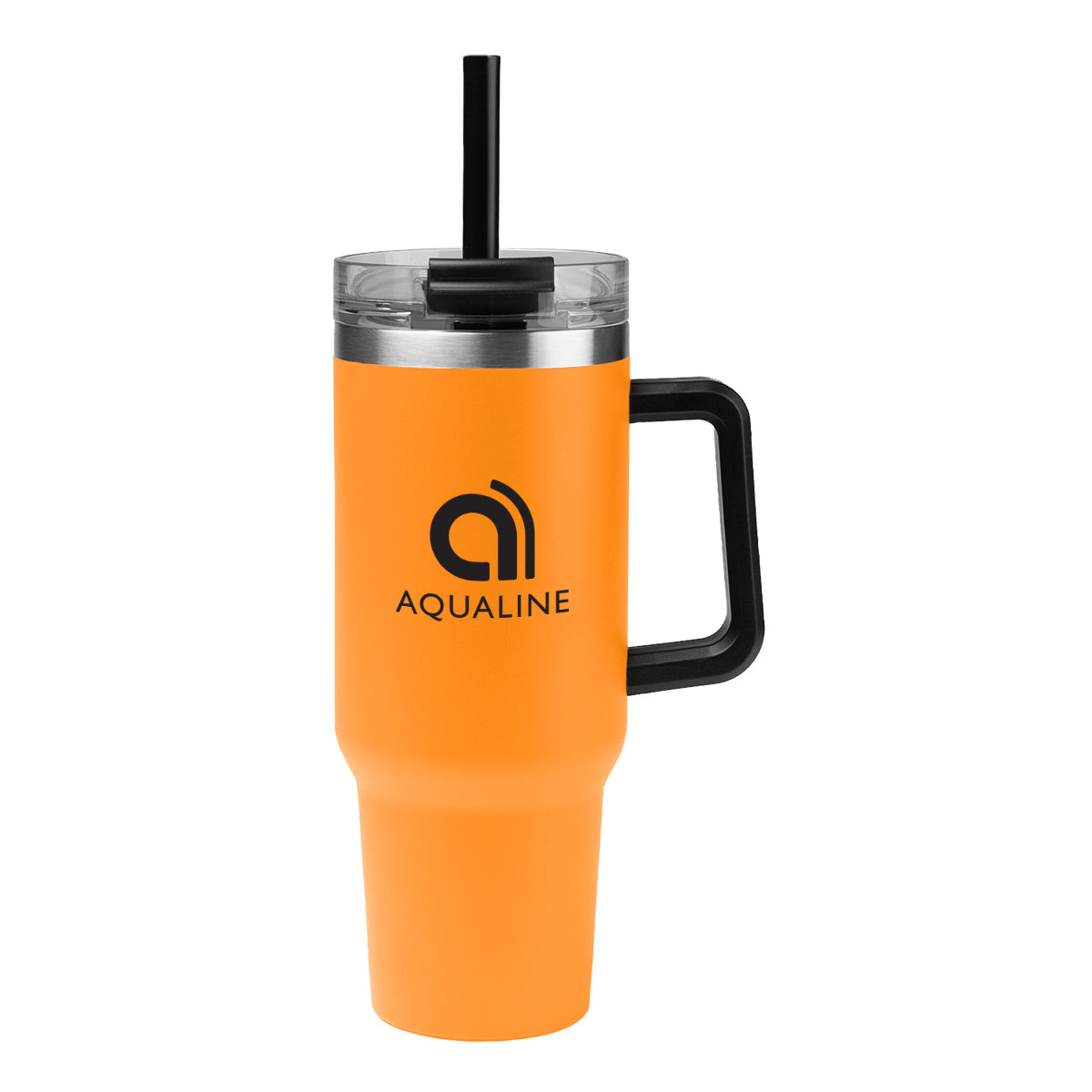 Kool Pak Stainless Steel Tumbler, 40 oz - Orange - Silk Screen