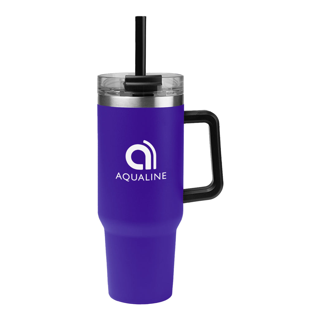 Kool Pak Stainless Steel Tumbler, 40 oz - Purple - Silk Screen