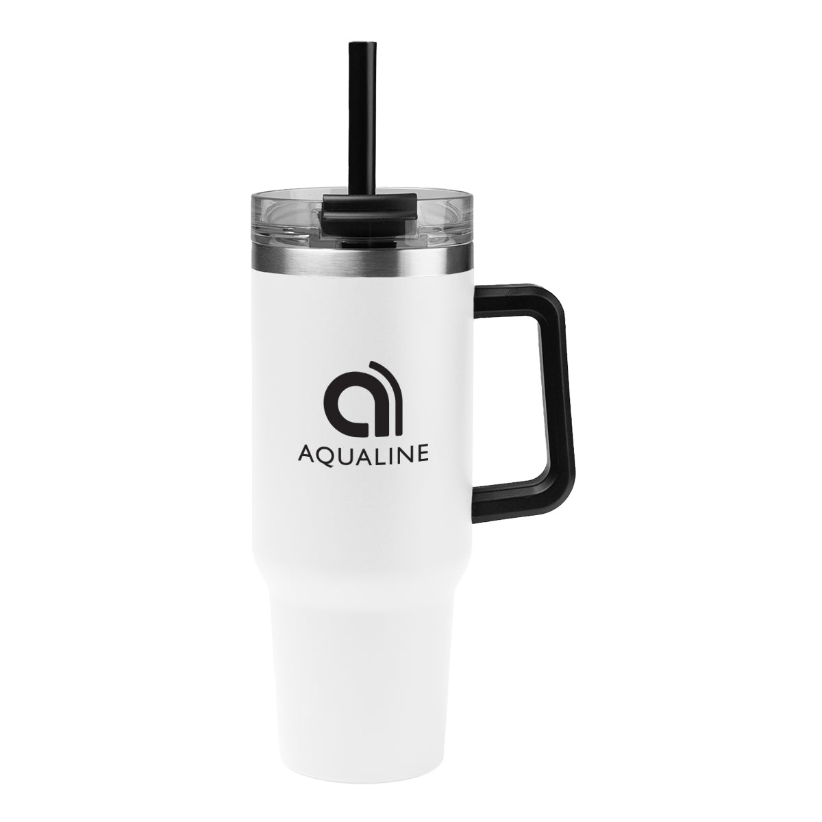 Kool Pak Stainless Steel Tumbler, 40 oz - White - Silk Screen