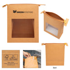 Kraft Paper Pouch with Zip - Silk Screen