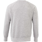 Kruger Fleece Crewneck Sweatshirt for Men Embroidery - Heather Grey Secondary - Back