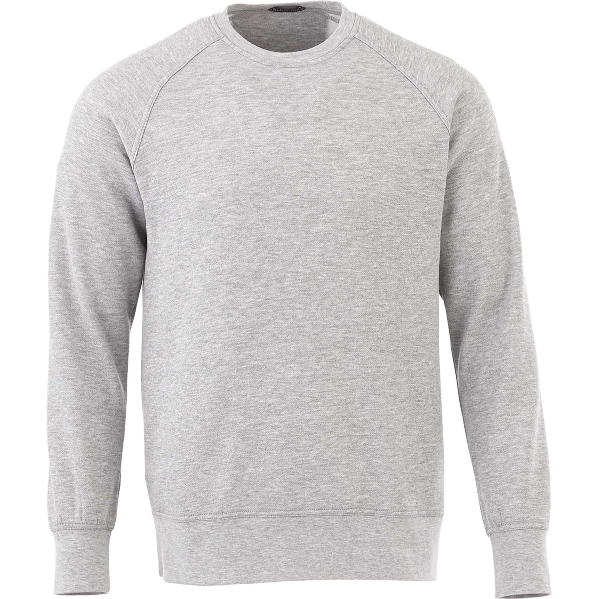 Kruger Fleece Crewneck Sweatshirt for Men Embroidery - Heather Grey Secondary - Front