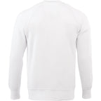 Kruger Fleece Crewneck Sweatshirt for Men Embroidery - White - Back Flat