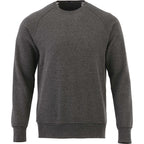 Kruger Fleece Crewneck Sweatshirt for Men Transfer - Heather Dark Charcoal - Front Flat