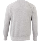 Kruger Fleece Crewneck Sweatshirt for Men Transfer - Heather Grey - Back Flat