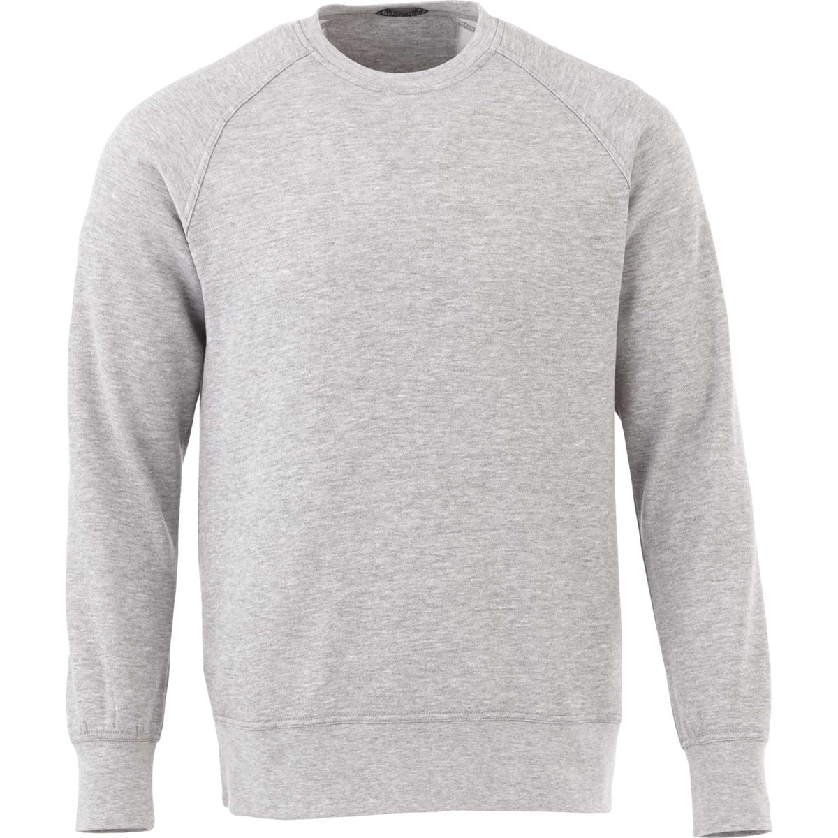 Kruger Fleece Crewneck Sweatshirt for Men Transfer - Heather Grey - Front Flat