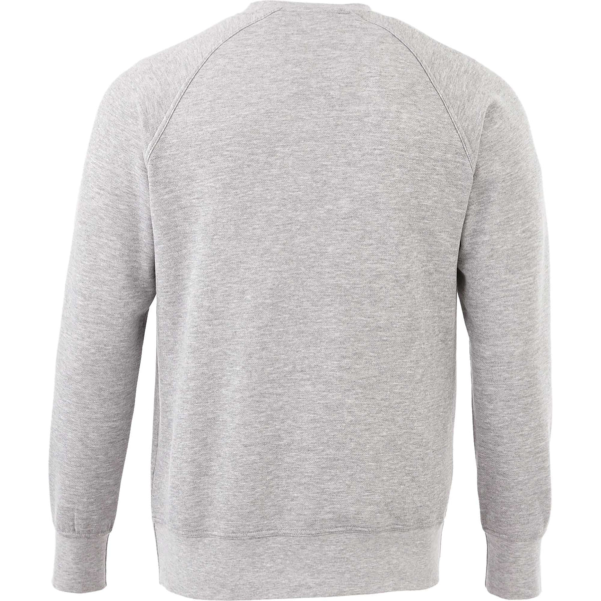Kruger Fleece Crewneck Sweatshirt for Men Transfer - Heather Grey Secondary - Back