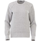 Kruger Fleece Crewneck Sweatshirt for Women Embroidery - Heather Grey Secondary - Front