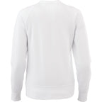 Kruger Fleece Crewneck Sweatshirt for Women Embroidery - White - Back Flat