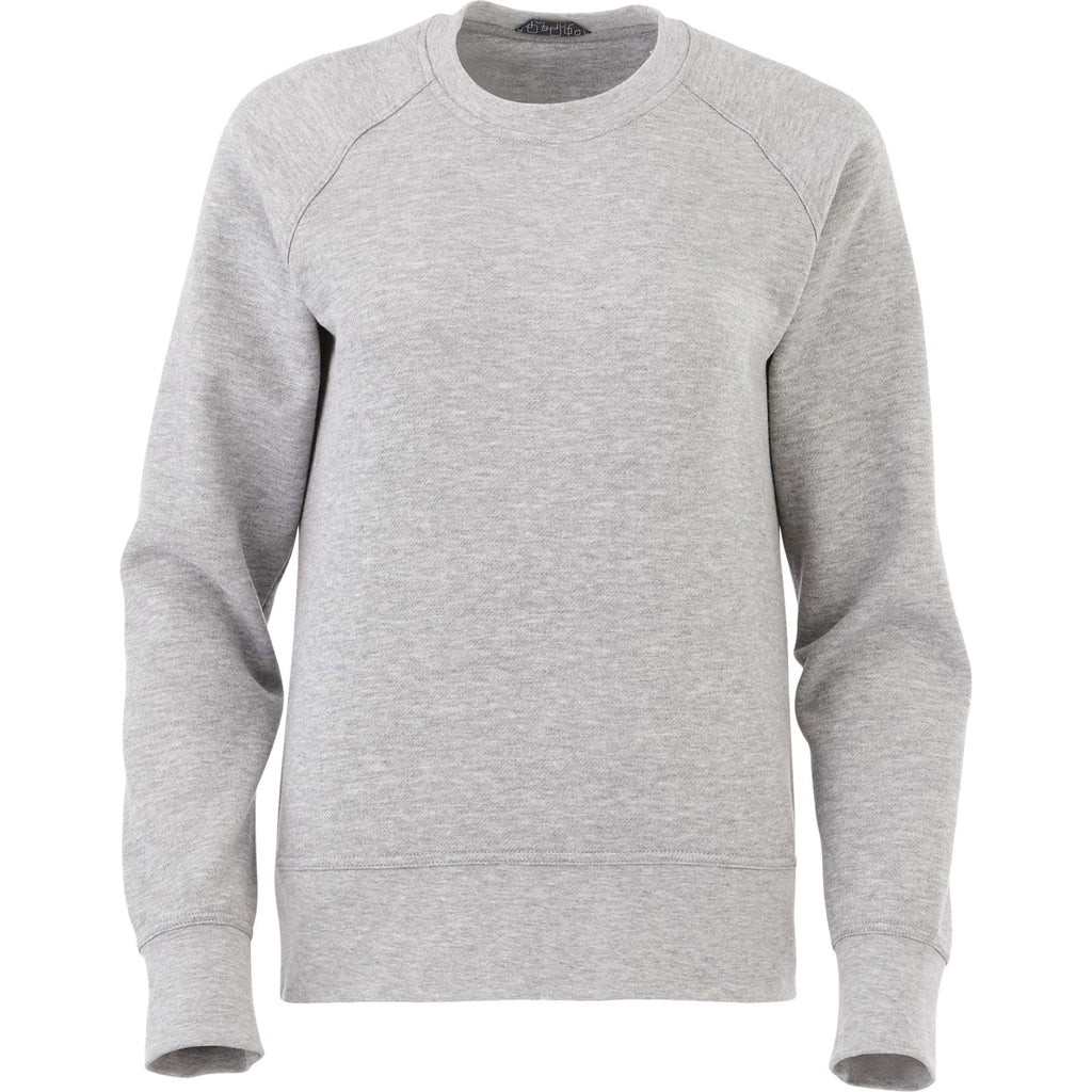 Kruger Fleece Crewneck Sweatshirt for Women Transfer - Heather Grey Secondary - Front