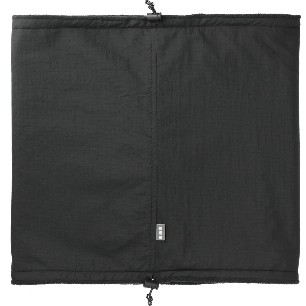 Kyes Eco Winter Snood with Microfleece Lining Embroidery - Black - Back