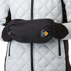 Kyes Eco Winter Snood with Microfleece Lining Embroidery - Black - Front On Model
