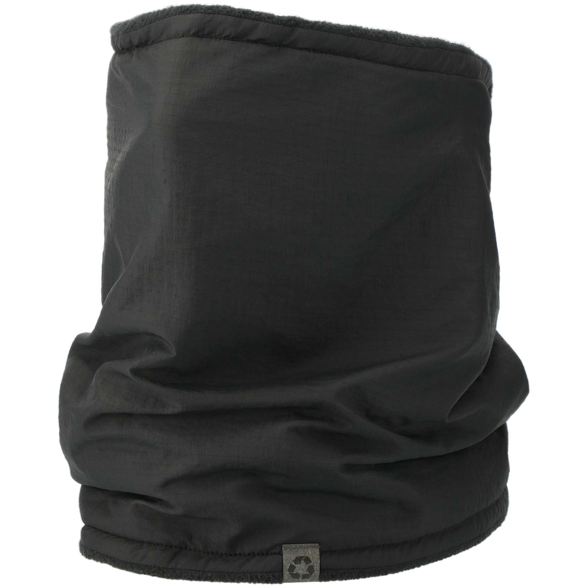 Kyes Eco Winter Snood with Microfleece Lining Embroidery - Black - Left Angle