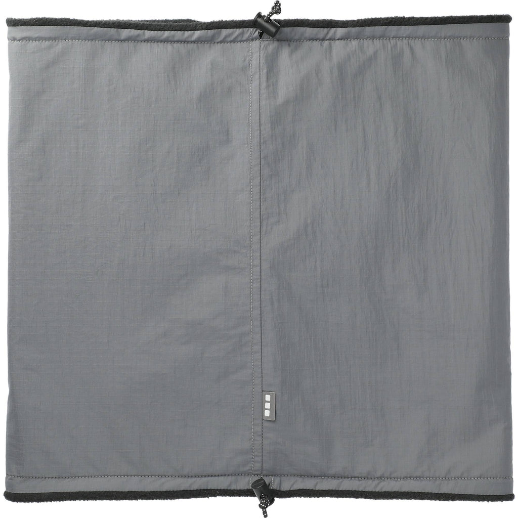 Kyes Eco Winter Snood with Microfleece Lining Embroidery - Steel Grey - Back