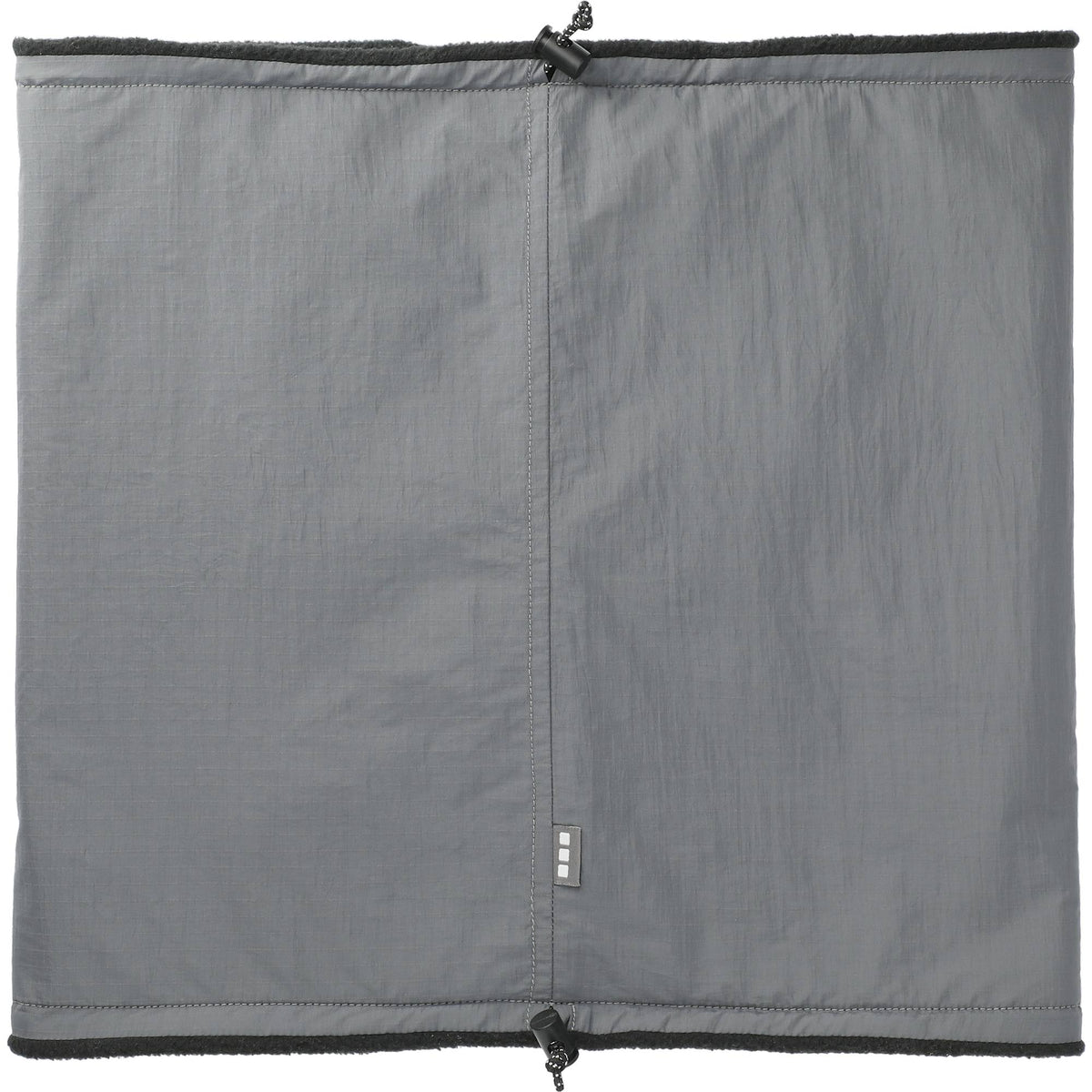 Kyes Eco Winter Snood with Microfleece Lining Embroidery - Steel Grey - Back