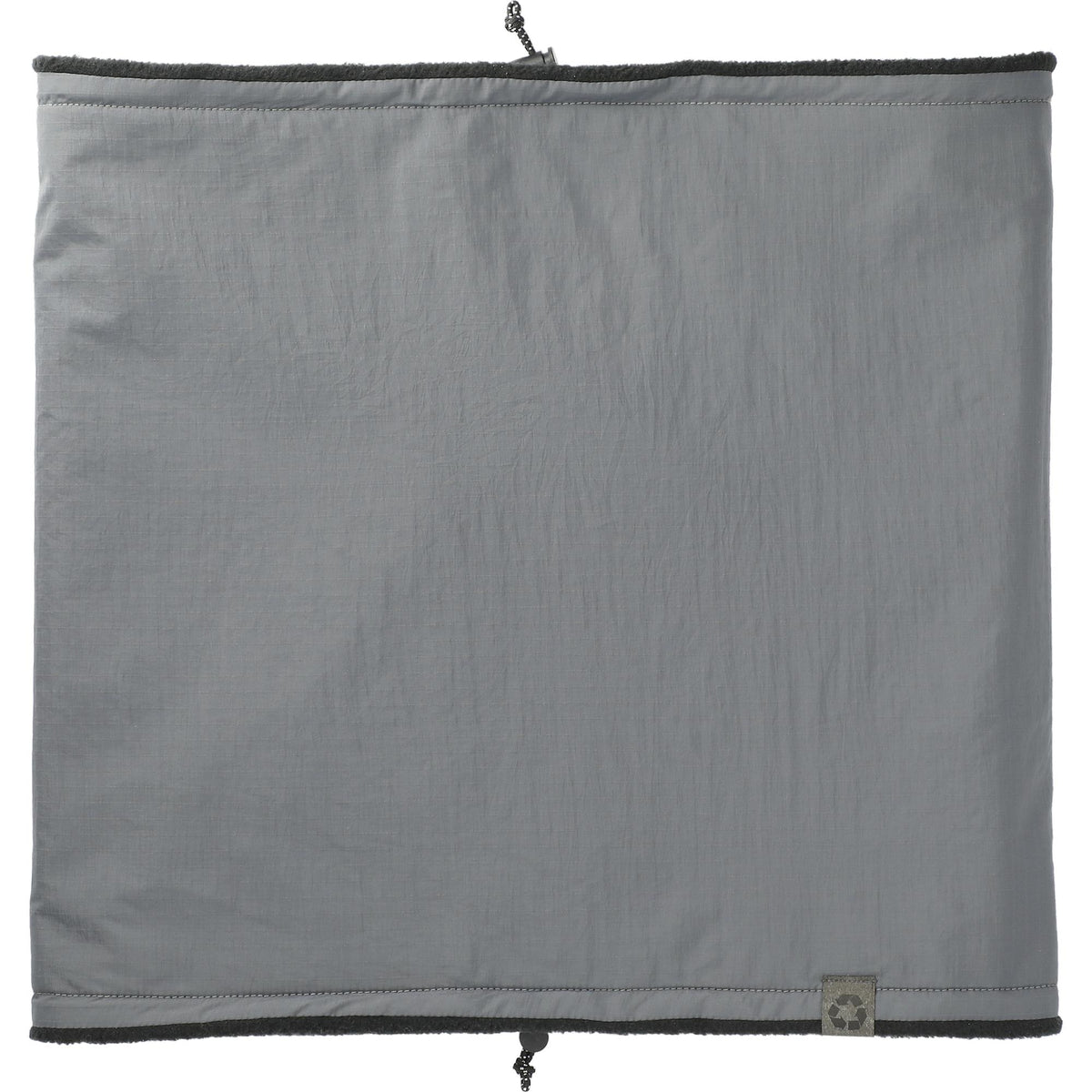 Kyes Eco Winter Snood with Microfleece Lining Embroidery - Steel Grey - Front 2