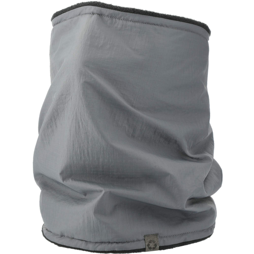 Kyes Eco Winter Snood with Microfleece Lining Embroidery - Steel Grey - Left Angle