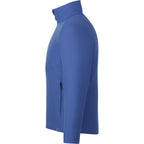 Kyes Packable Insulated Jacket in Recycled Nylon for Men Embroidery - Metro Blue - Left Side