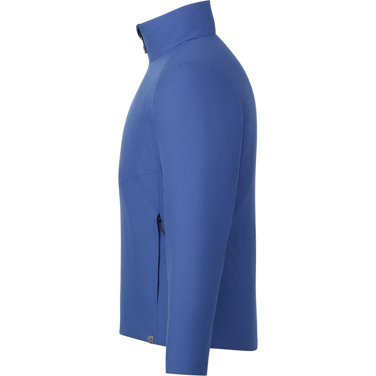 Kyes Packable Insulated Jacket in Recycled Nylon for Men Transfer - Metro Blue - Left Side