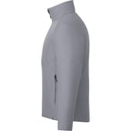 Kyes Packable Insulated Jacket in Recycled Nylon for Men Transfer - Steel Grey - Left Side