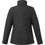 Kyes Packable Insulated Jacket in Recycled Nylon for Women Transfer - Black - Back