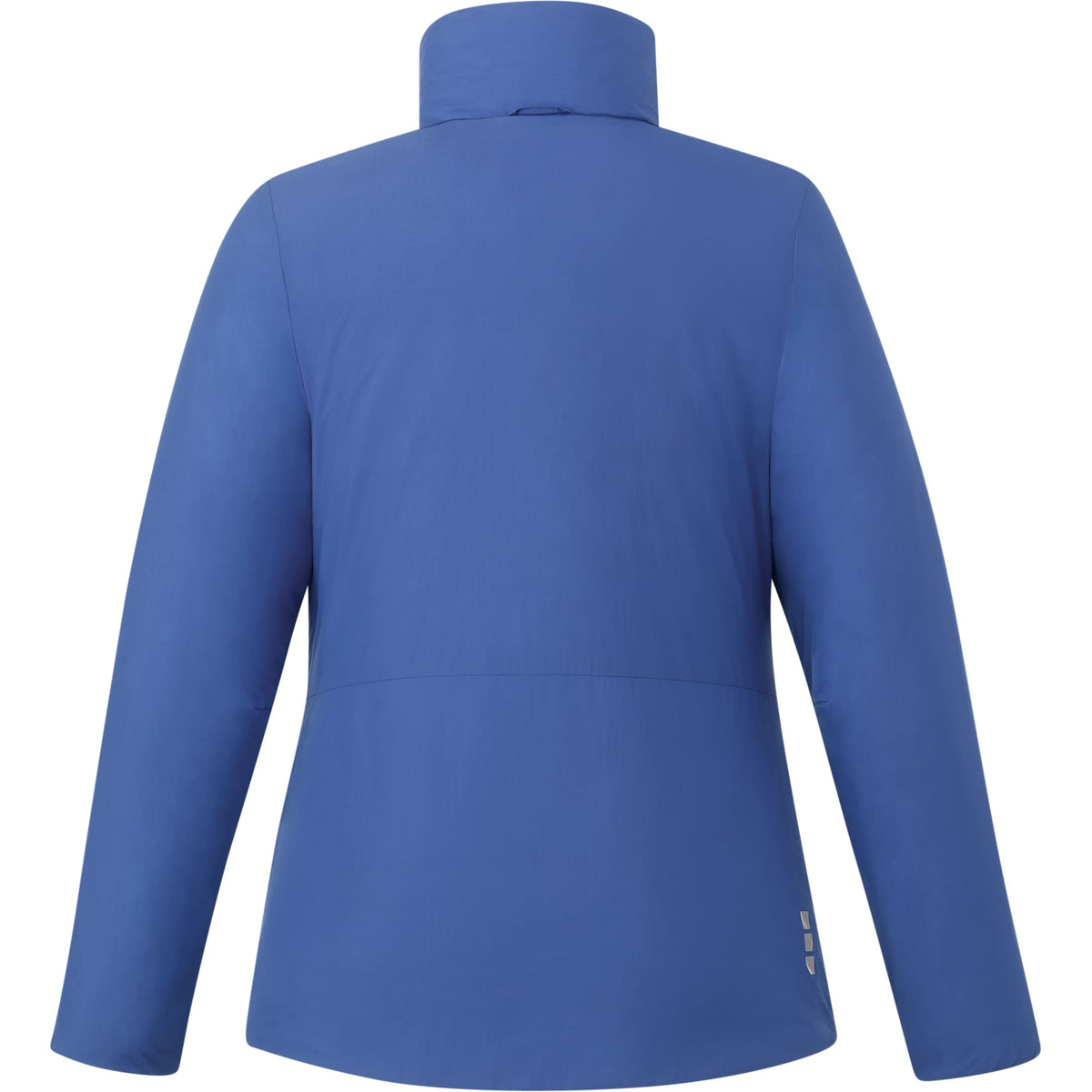 Kyes Packable Insulated Jacket in Recycled Nylon for Women Transfer - Metro Blue - Back