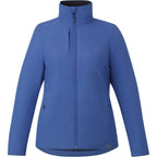 Kyes Packable Insulated Jacket in Recycled Nylon for Women Transfer - Metro Blue - Front 2