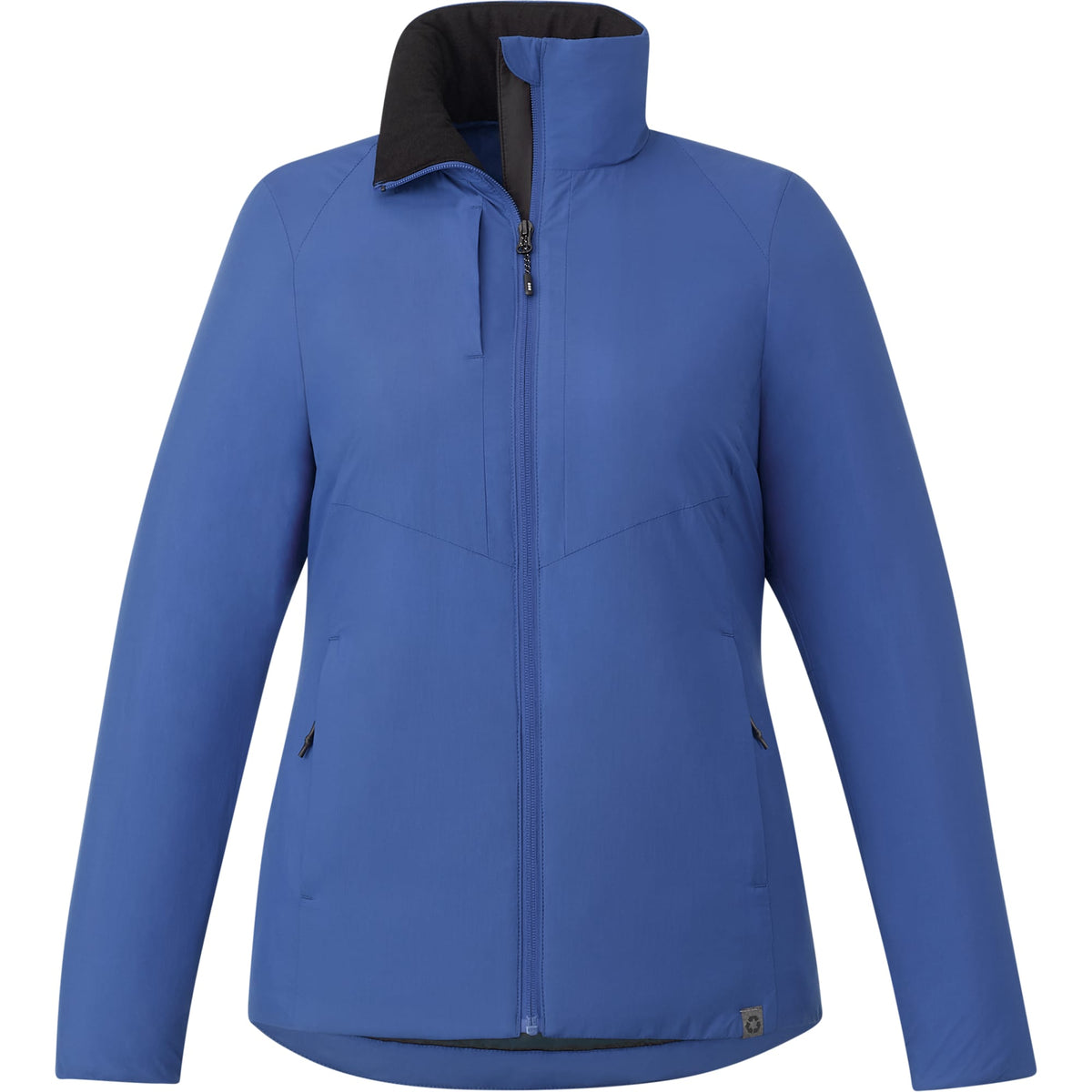 Kyes Packable Insulated Jacket in Recycled Nylon for Women Transfer - Metro Blue - Front