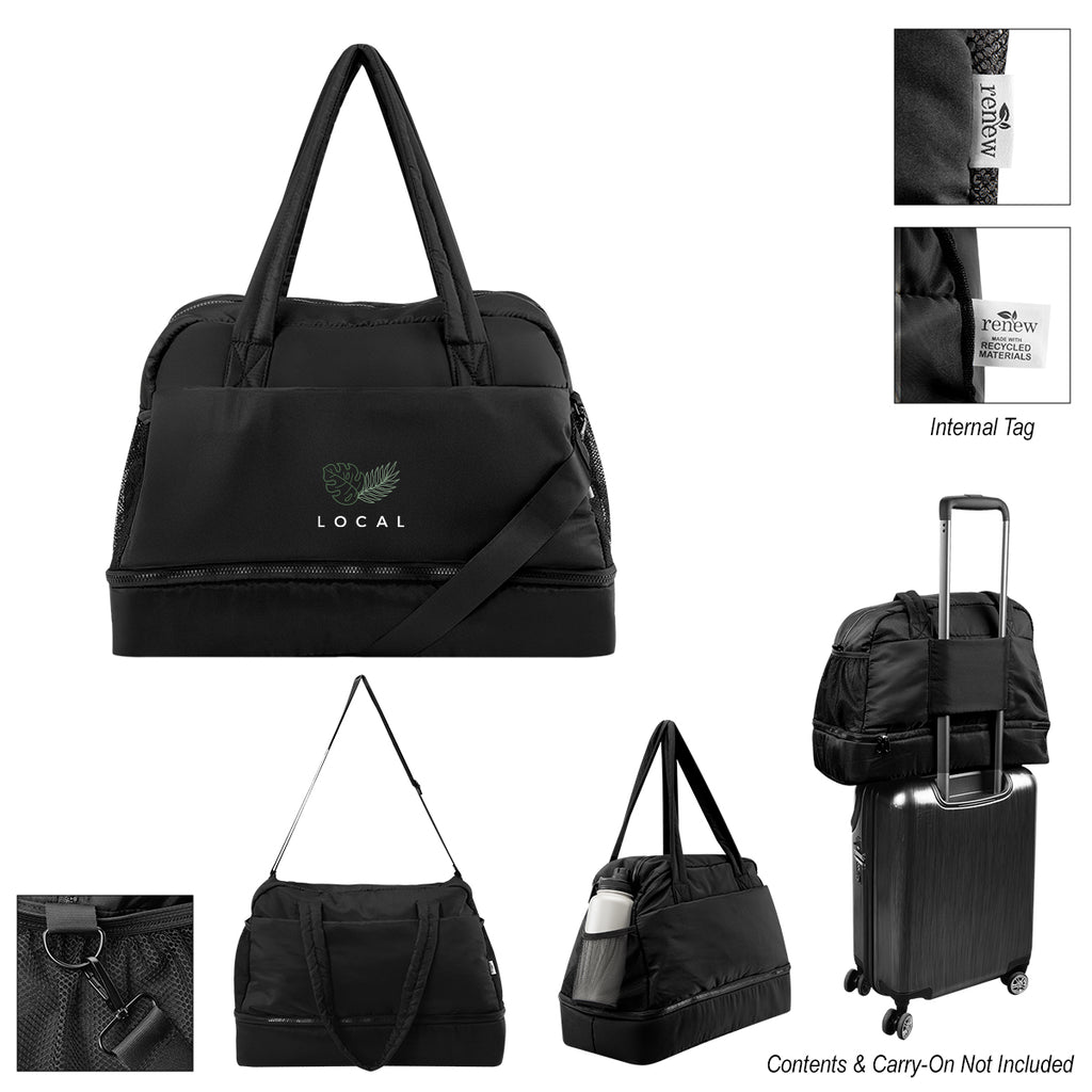 Kyle Duffel Bag with Drop Bottom