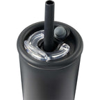 Kyser Tumbler with Straw and Dual Lid, 20 oz Full Color - Black - Detail 2