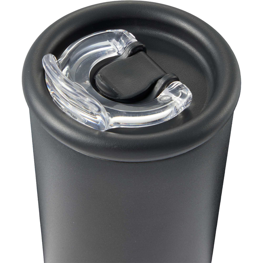 Kyser Tumbler with Straw and Dual Lid, 20 oz Full Color - Black - Detail 4