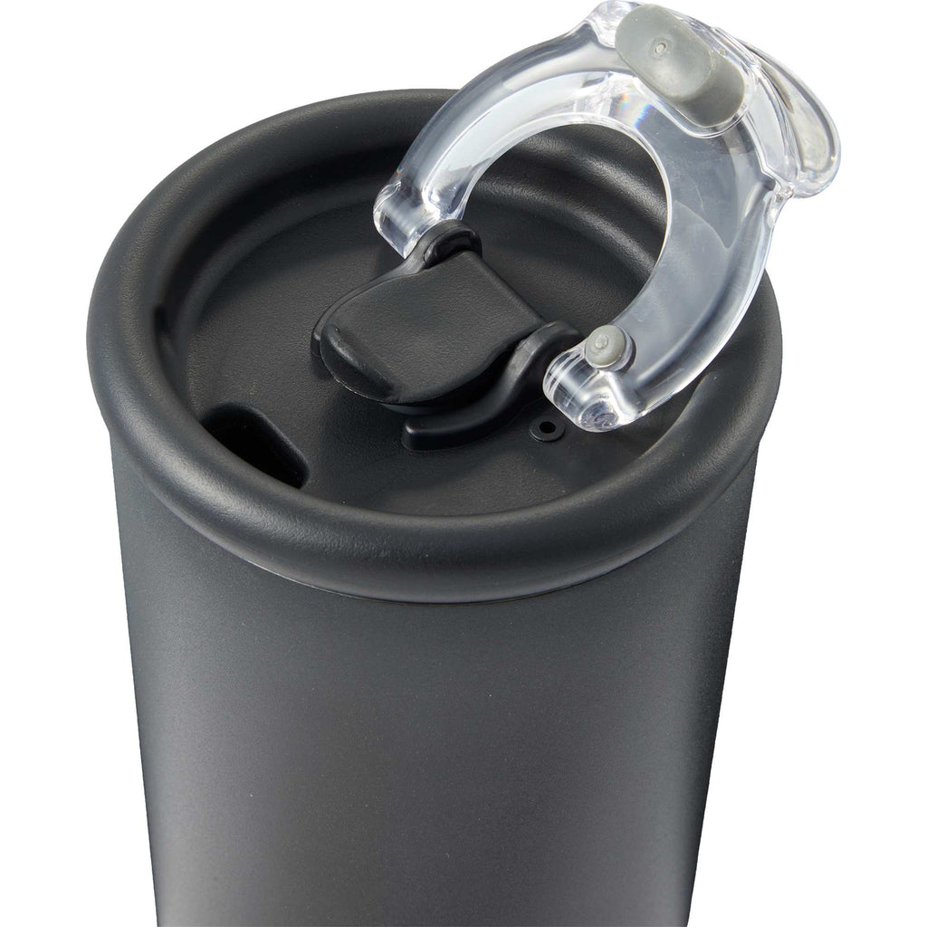 Kyser Tumbler with Straw and Dual Lid, 20 oz Full Color - Black - Detail 5
