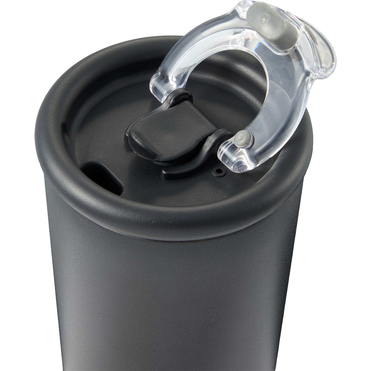 Kyser Tumbler with Straw and Dual Lid, 20 oz Full Color - Black - Detail 5