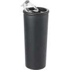 Kyser Tumbler with Straw and Dual Lid, 20 oz Full Color - Black - Right Angle