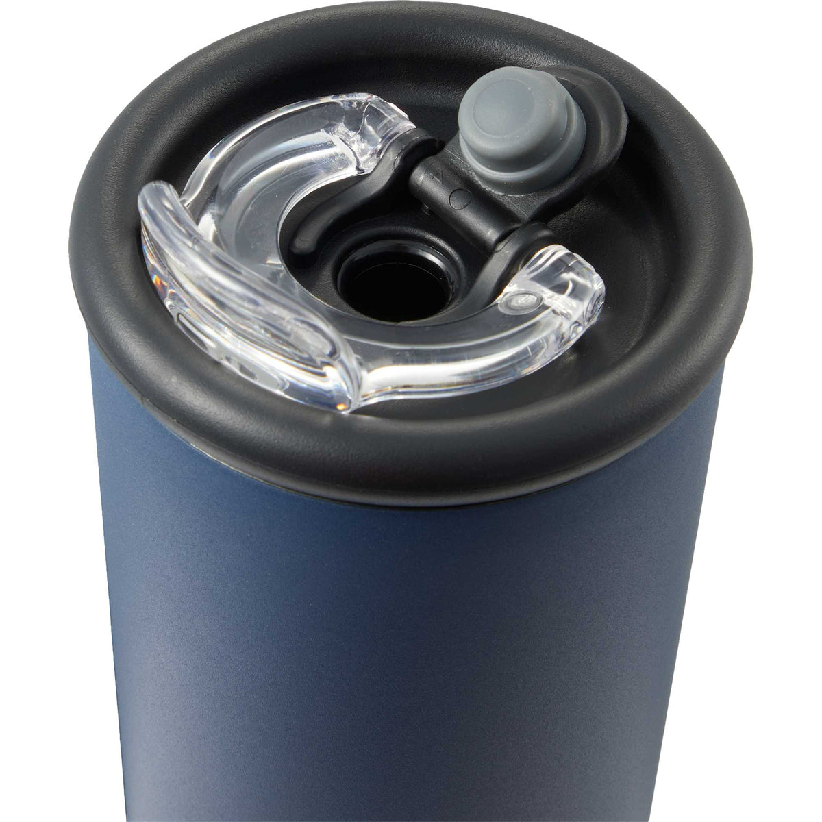 Kyser Tumbler with Straw and Dual Lid, 20 oz Full Color - Navy - Detail 3