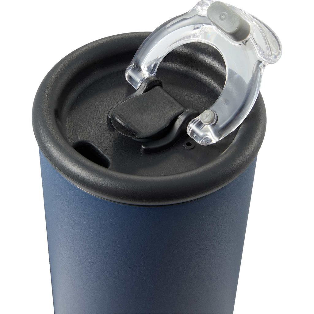 Kyser Tumbler with Straw and Dual Lid, 20 oz Full Color - Navy - Detail 5